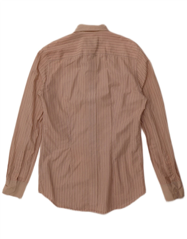 Koszula męska George Dolce & Gabbana rozmiar 39 15 1/2 w średnie beżowe paski