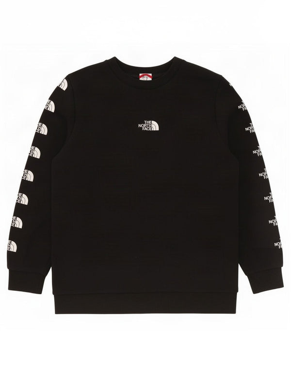 Damska bluza z grafiką The North Face UK 12, średnia czarna bawełna