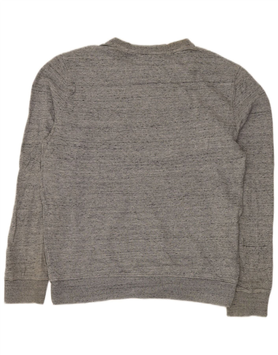 Męski sweter z grafiką CALVIN KLEIN JEANS, mały, szary nakrapiany