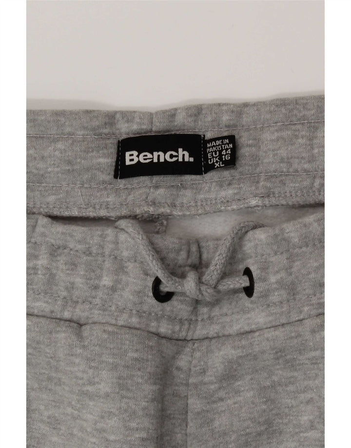 Damskie spodnie dresowe Bench Graphic UK 16, duże, szare, bawełniane