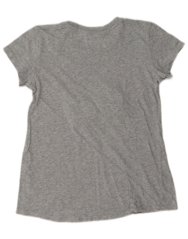 Damska koszulka graficzna Benetton Top UK 12 Medium Grey