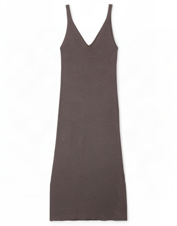 Damska sukienka maxi bez rękawów Zara UK 8 Small, szara wiskoza