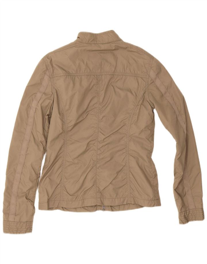 Damska kurtka przeciwdeszczowa Tommy Hilfiger UK 10 Small Beżowy nylon