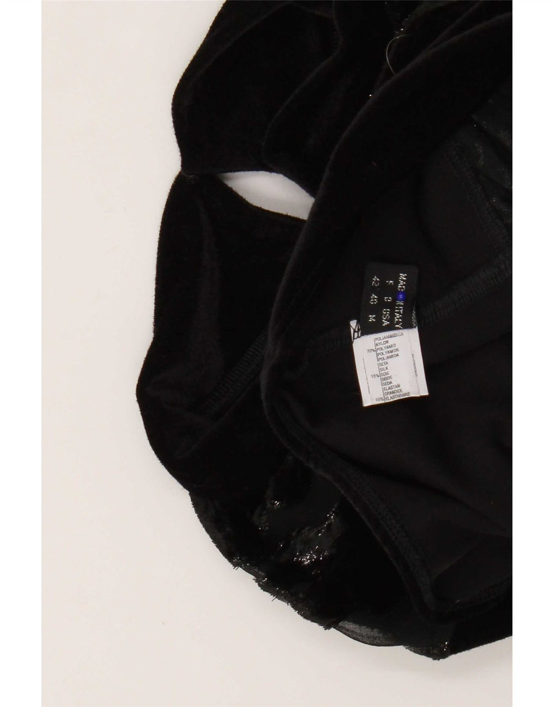 Damskie body z długim rękawem La Perla EU 40 Średni czarny kwiatowy projektant