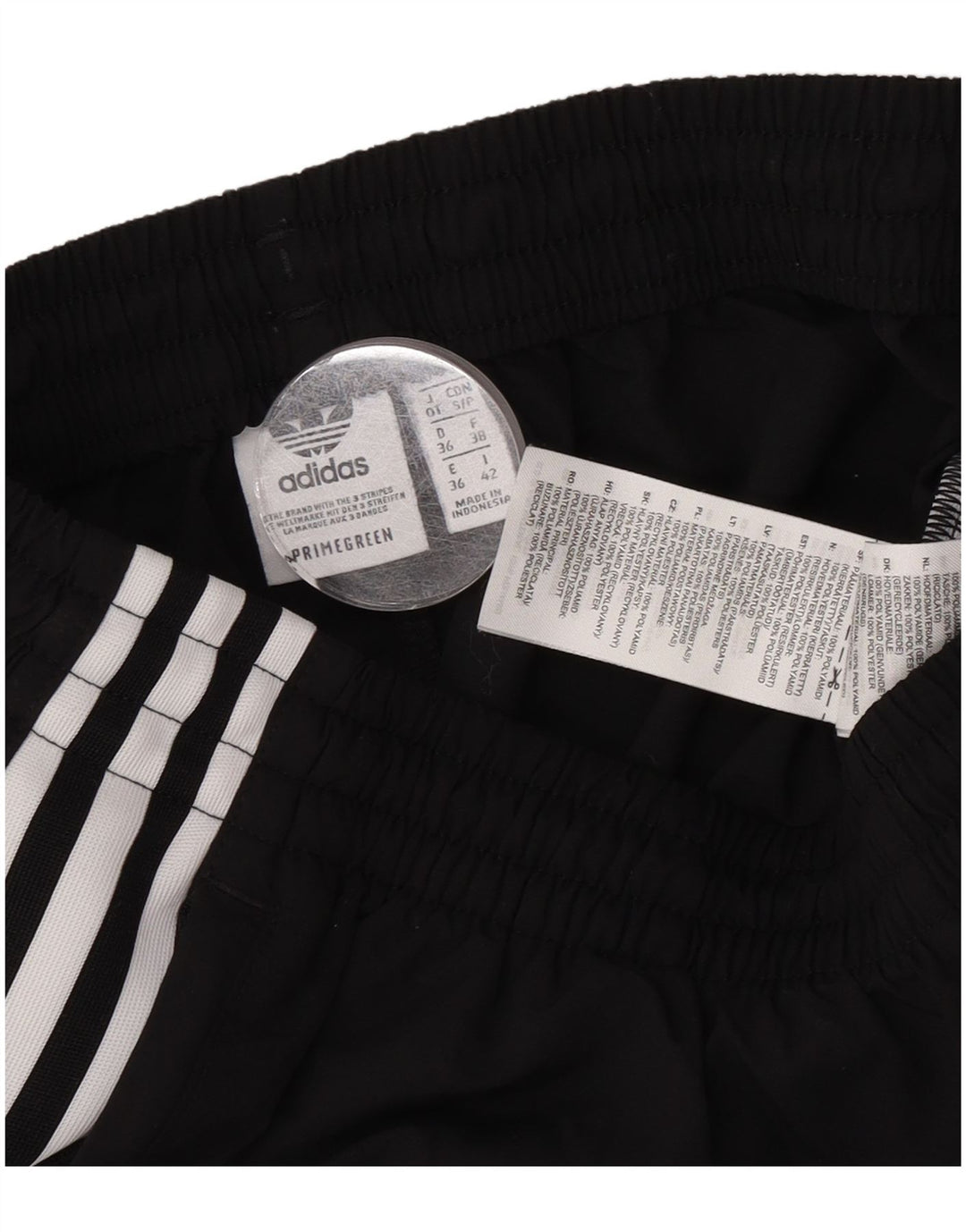 Damskie spodnie dresowe Adidas Joggers UK 10 Mały czarny poliester