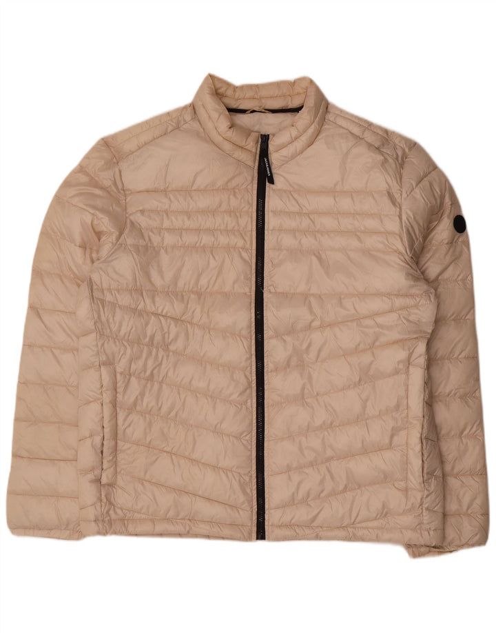 Męska ocieplana kurtka Jack & Jones UK 44 2XL Beżowy poliester