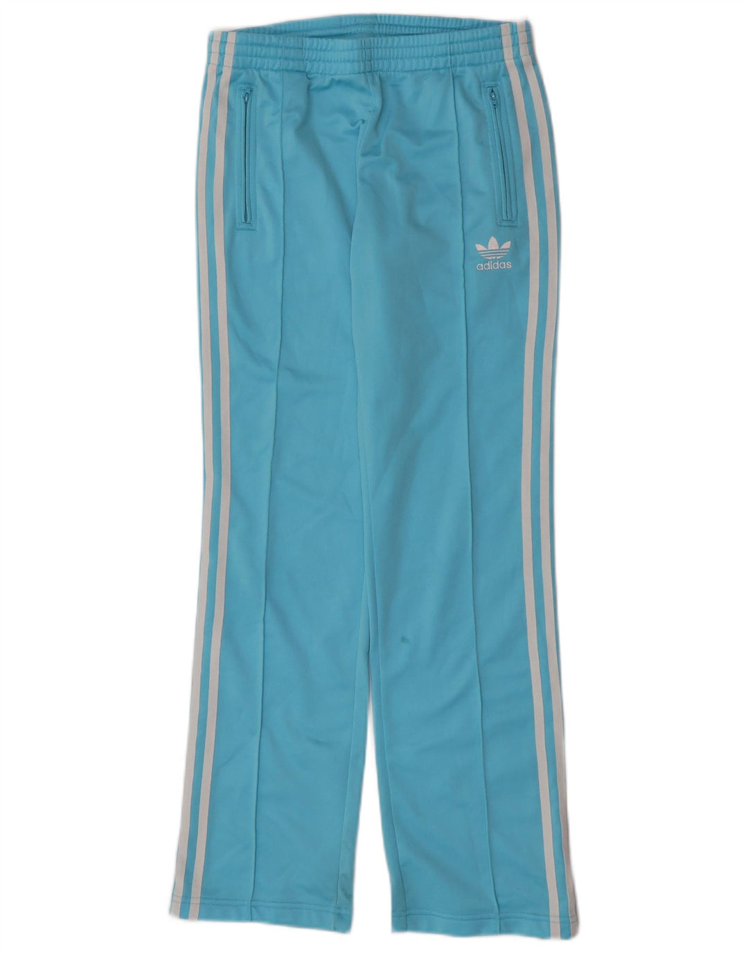 Damskie spodnie dresowe Adidas EU 36, małe, niebieskie, poliestrowe