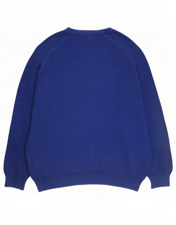 Marks & Spencer Męski sweter z dekoltem w łódkę o regularnym kroju, 2XL, granatowy