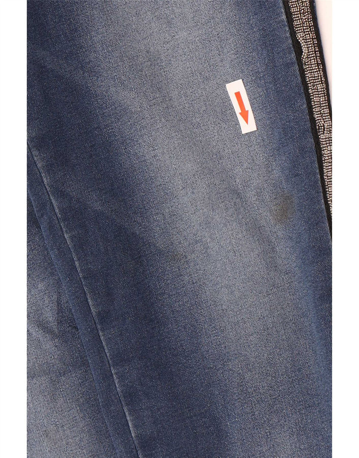Damskie jeansy obcisłe Benetton W27 L27 niebieskie