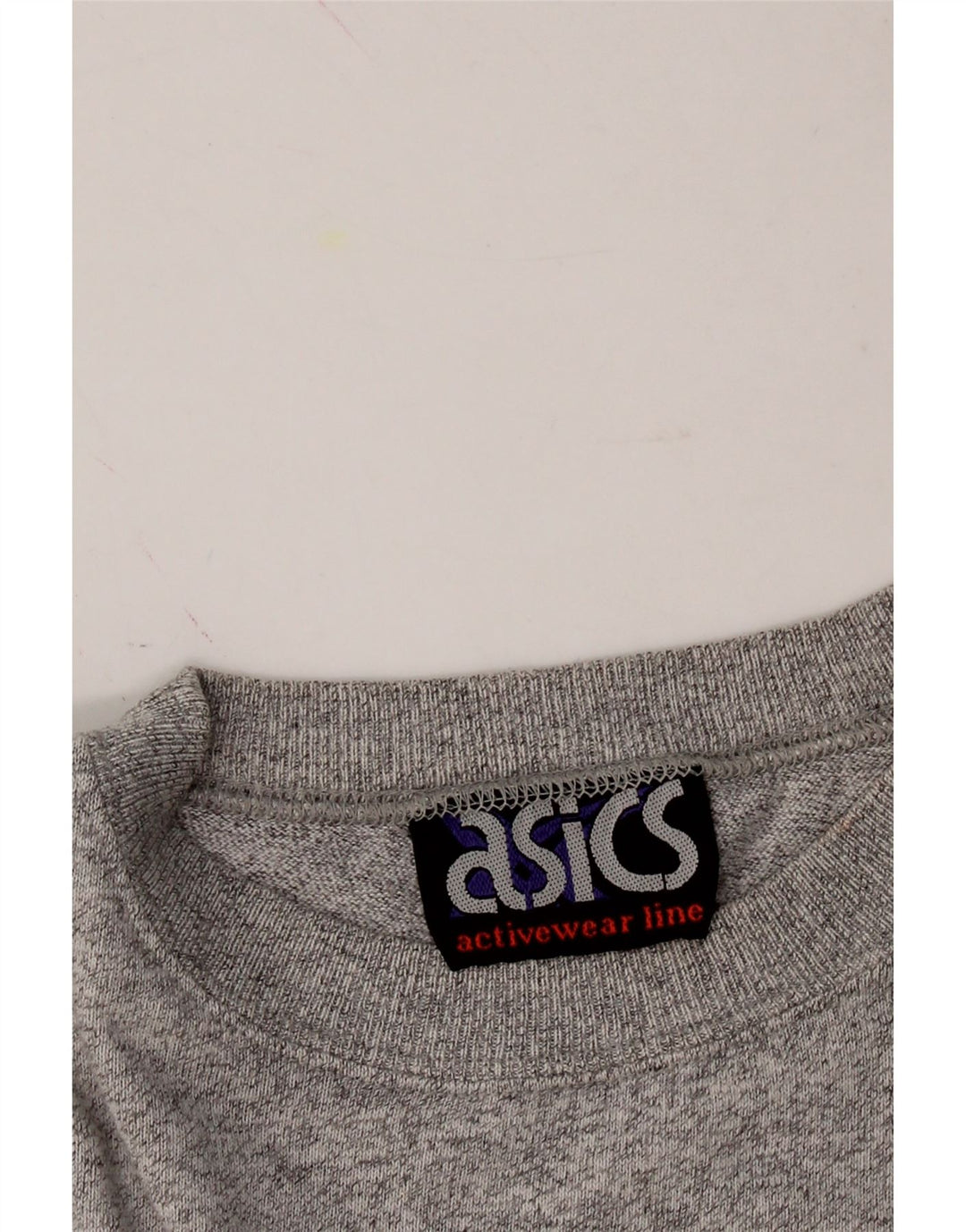 ASICS Womens T-Shirt Top UK 16 Large Grey Vintage Asics and Second-Hand Asics from Messina Hembry 