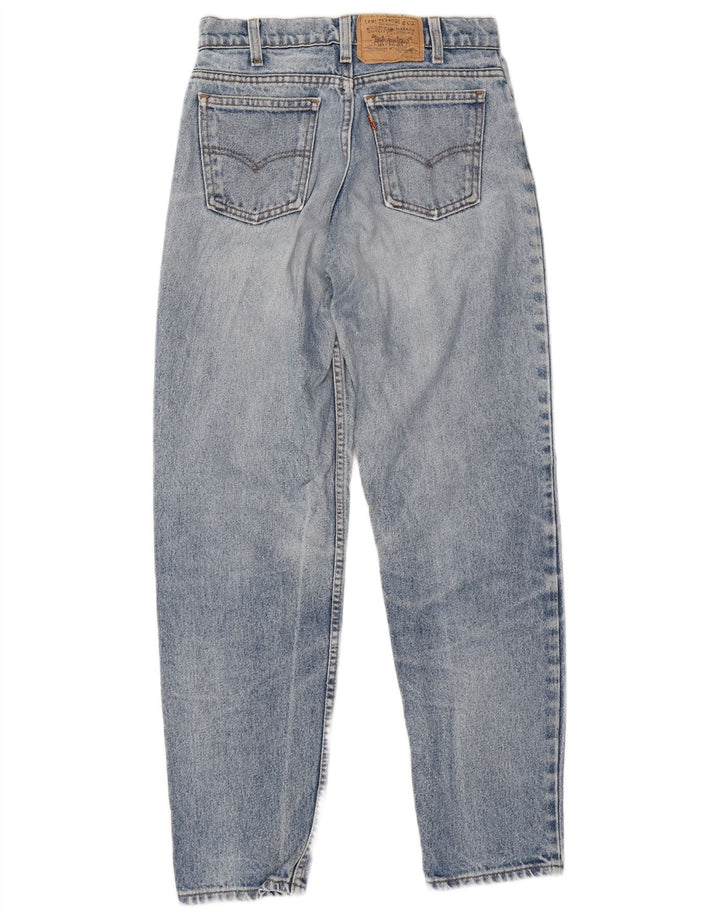 Damskie dżinsy zwężane LEVI'S W28 L30 Niebieska bawełna