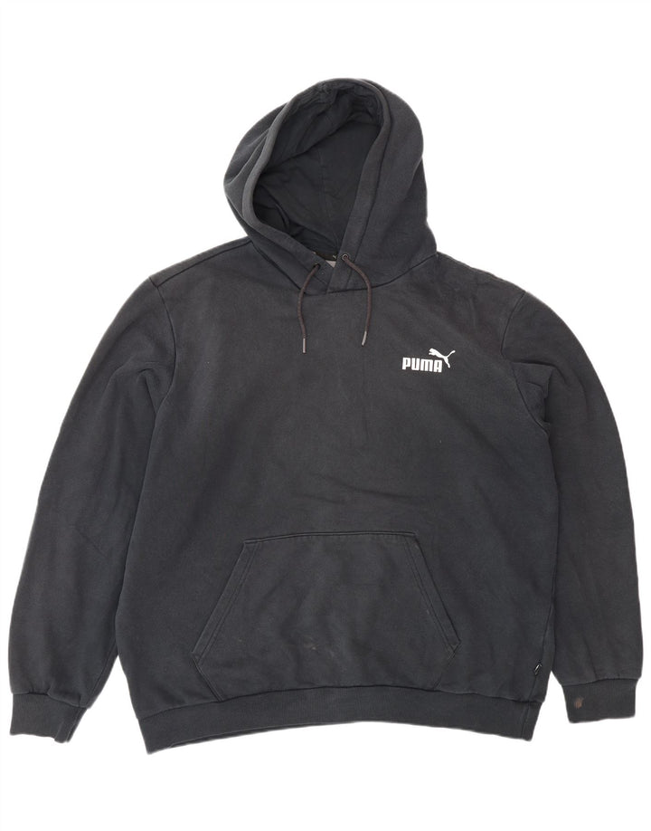 Męska bluza z kapturem Puma XL, czarna, bawełniana