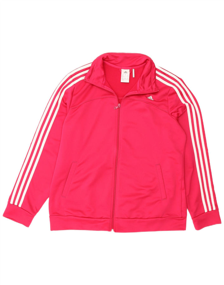 Damska kurtka dresowa Adidas Climalite UK 20/22 XL Różowy poliester