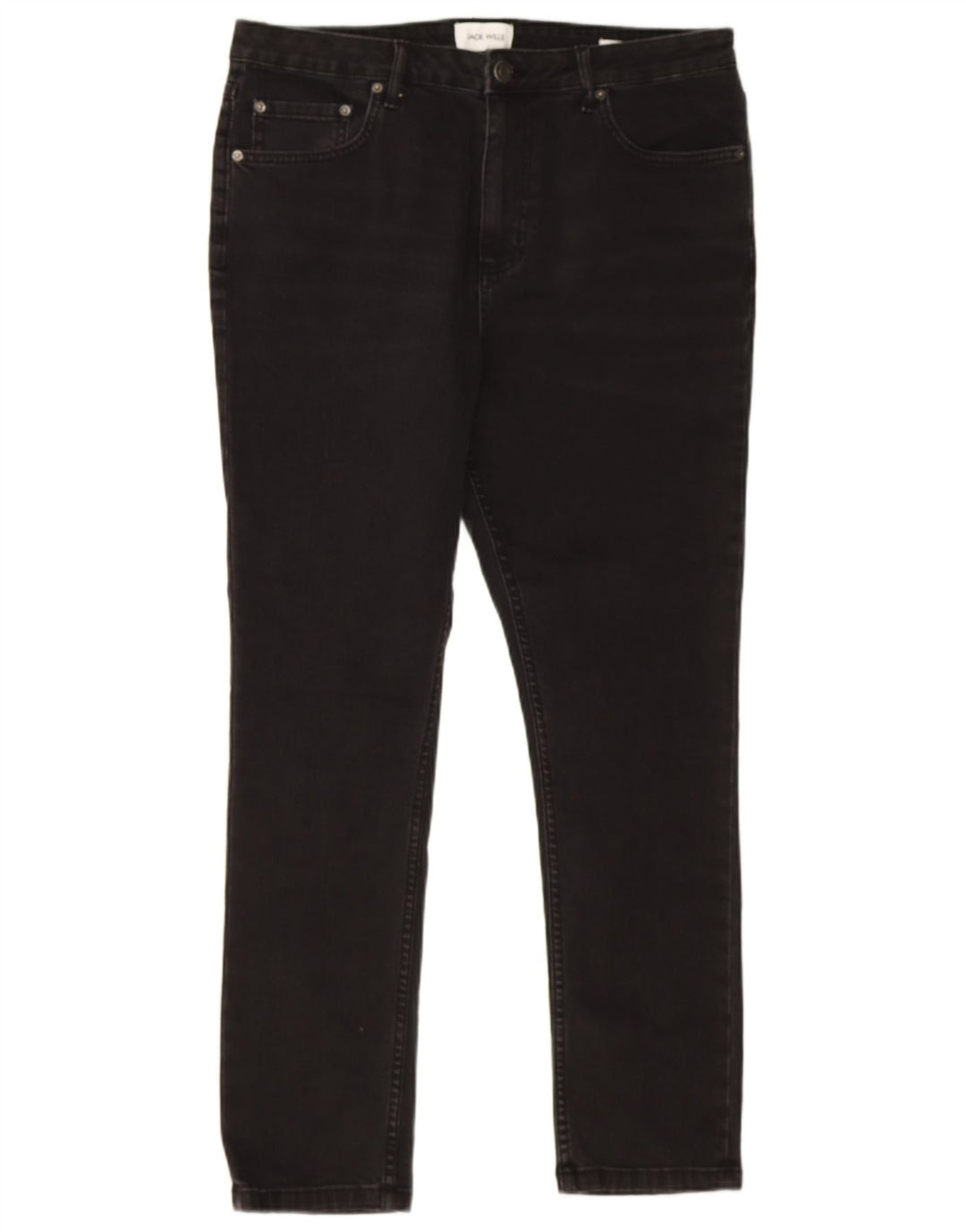 Męskie jeansy typu slim Jack Wills W34 L29, czarne, bawełniane