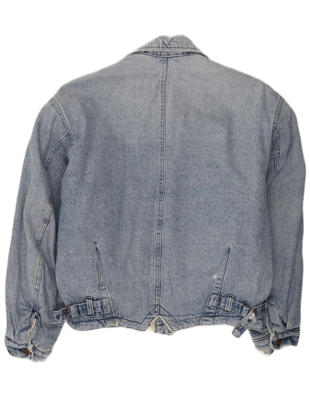 Męska kurtka dżinsowa Sisley Sherpa UK 40, duża niebieska bawełna