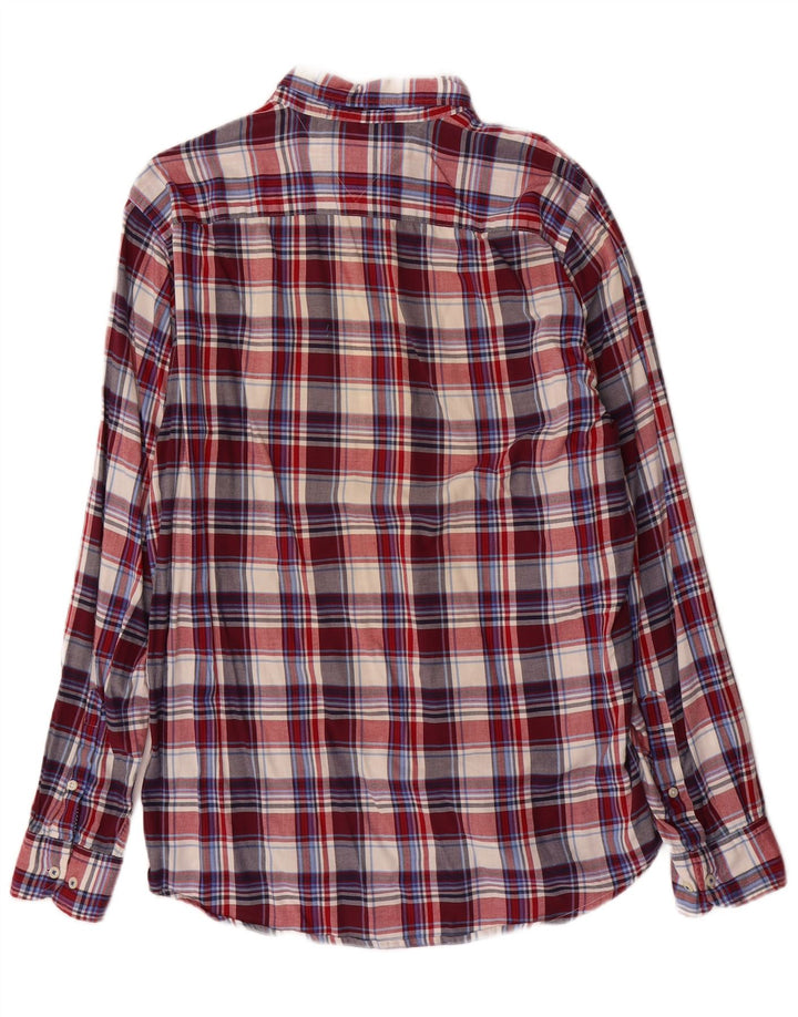 Męska koszula flanelowa Tommy Hilfiger w dużą, wielokolorową kratkę w stylu New York
