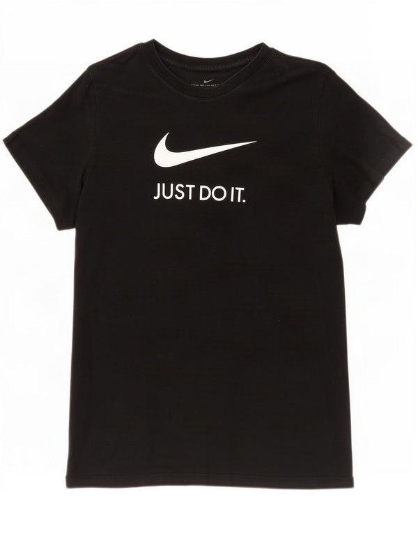 Damska koszulka z grafiką Nike Top UK 18 XL, czarna bawełna