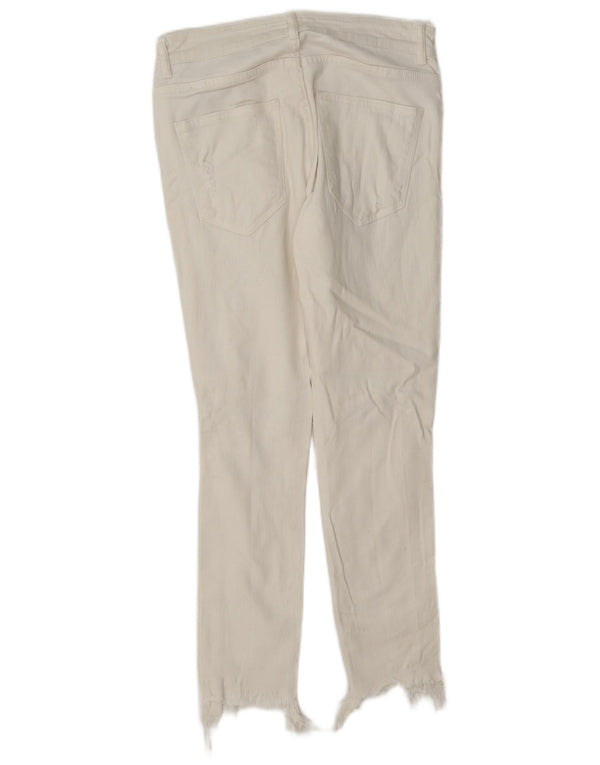 Męskie jeansy Zara w trudnej sytuacji EU 38 Small W30 L27 Biała bawełna