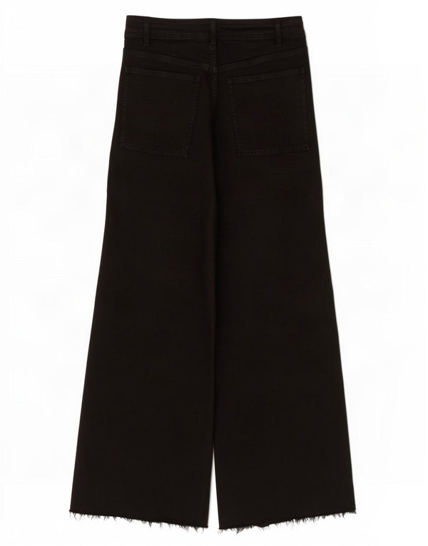 Damskie jeansy Zara z szeroką nogawką i wysokim stanem EU 44 XL W34 L29 czarne