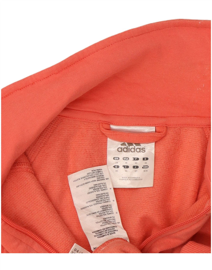 Damska bluza dresowa Adidas UK 14 Średnia różowa bawełna