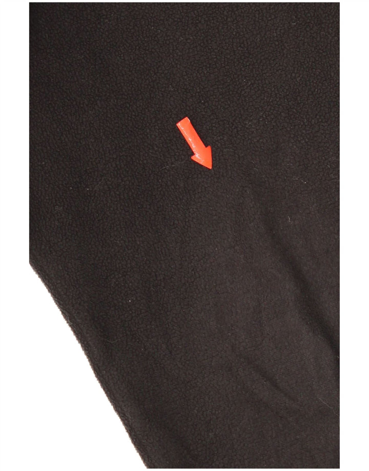 Męski sweter polarowy The North Face z zamkiem błyskawicznym, duży, czarny, poliestrowy