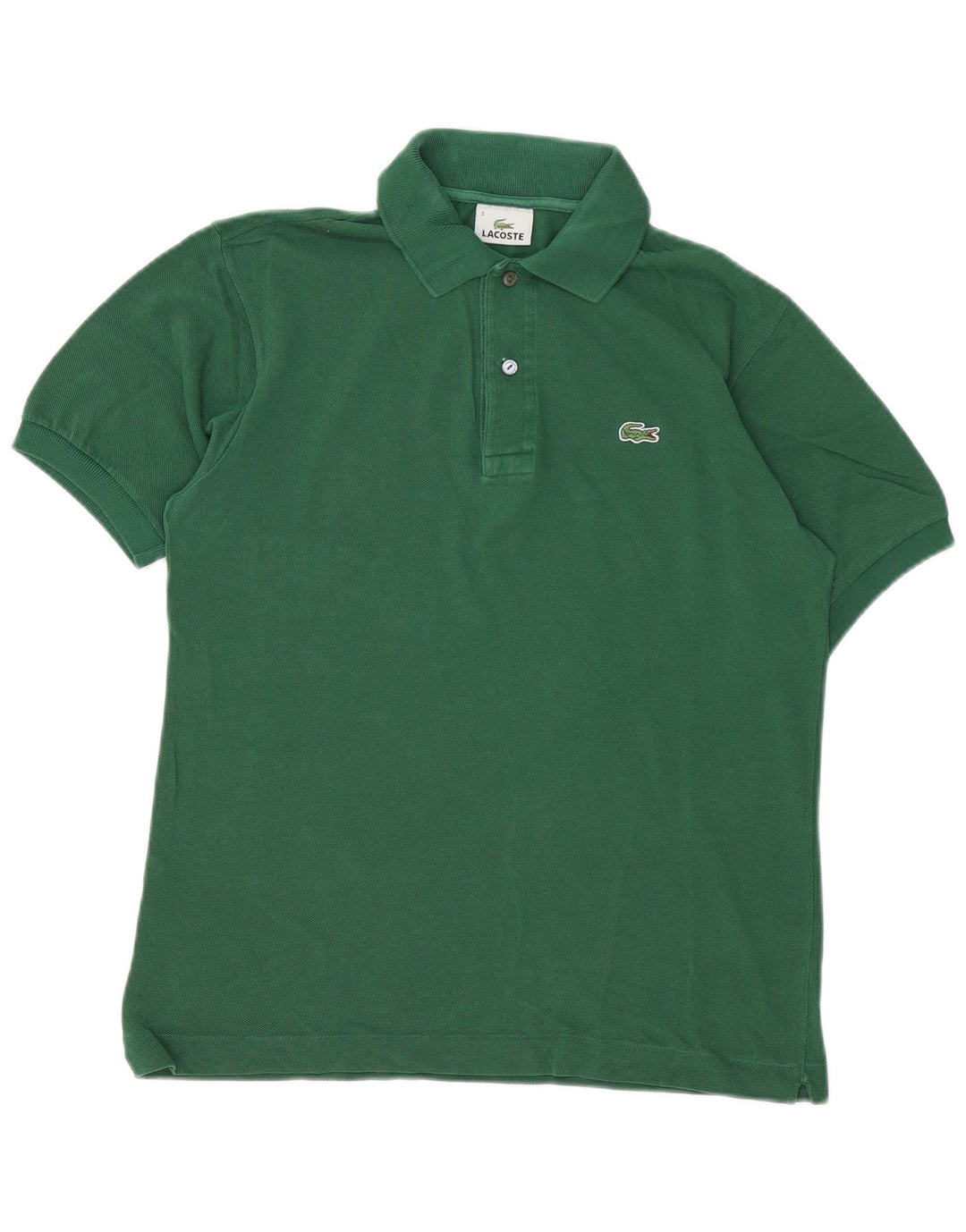 Męska koszulka polo Lacoste, rozmiar 3, mała, zielona bawełna