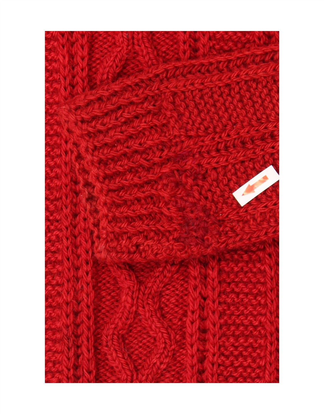 Sweter męski w stylu vintage, średni burgund