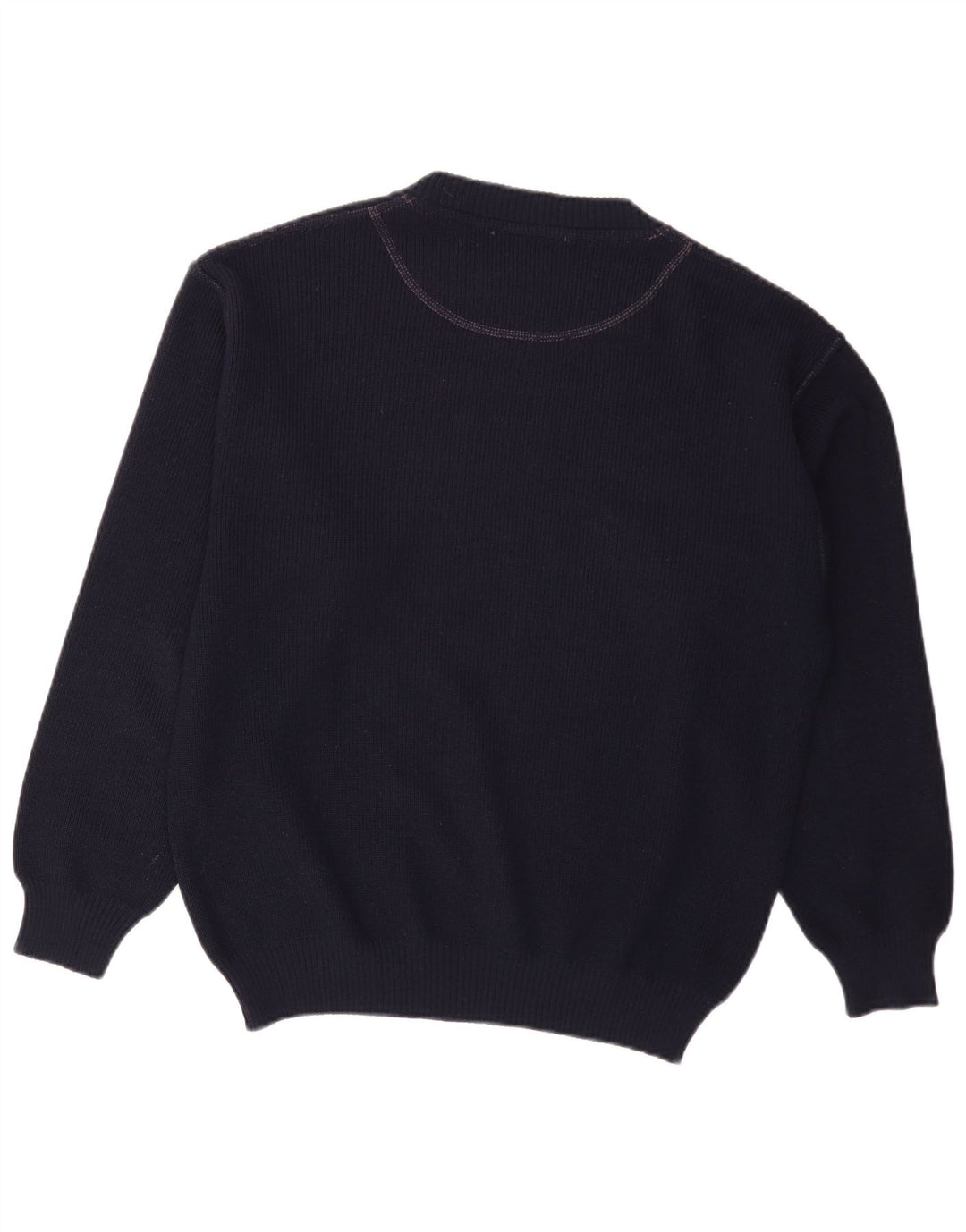 Męski sweter Explorer z okrągłym dekoltem IT 50 Średni granatowy wełniany