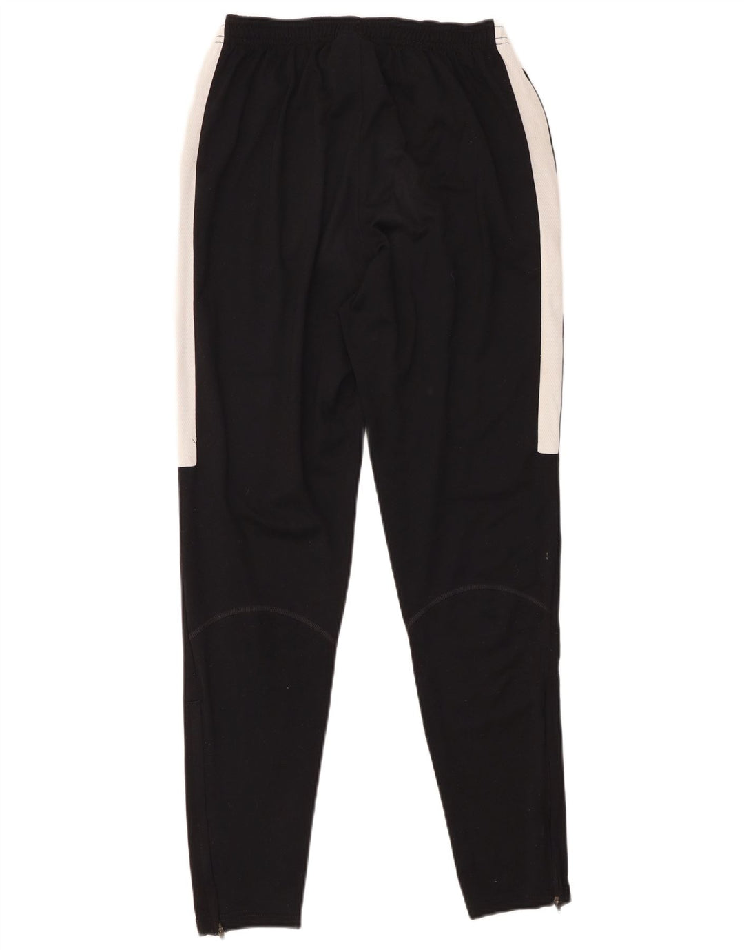 Męskie spodnie dresowe NIKE Dri Fit, mały, czarny poliester z blokami kolorów