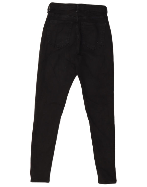 Topshop Damskie Jamie Skinny Jeans Rozmiar 8 W26 L27 Czarna bawełna