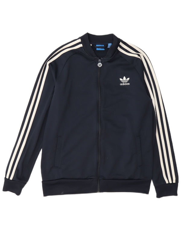 Kurtka chłopięca Adidas Dresowa Top 15-16 Lat Granatowa Poliester