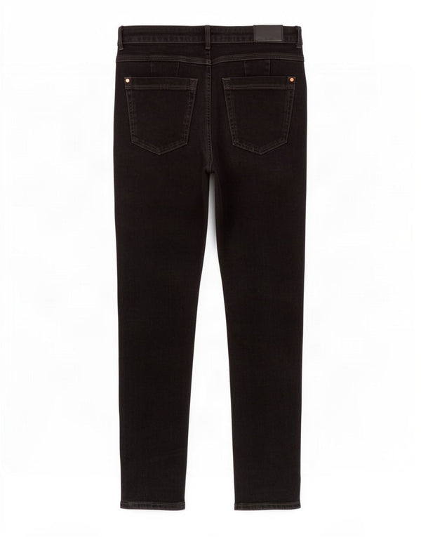 Marks & Spencer Damskie Skinny Jeans UK 12 Medium W30 L26 Czarna bawełna