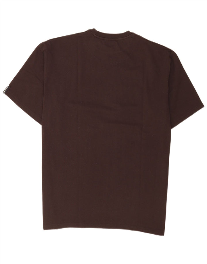 Męska koszulka z grafiką Carrera Top XL, brązowa, bawełniana