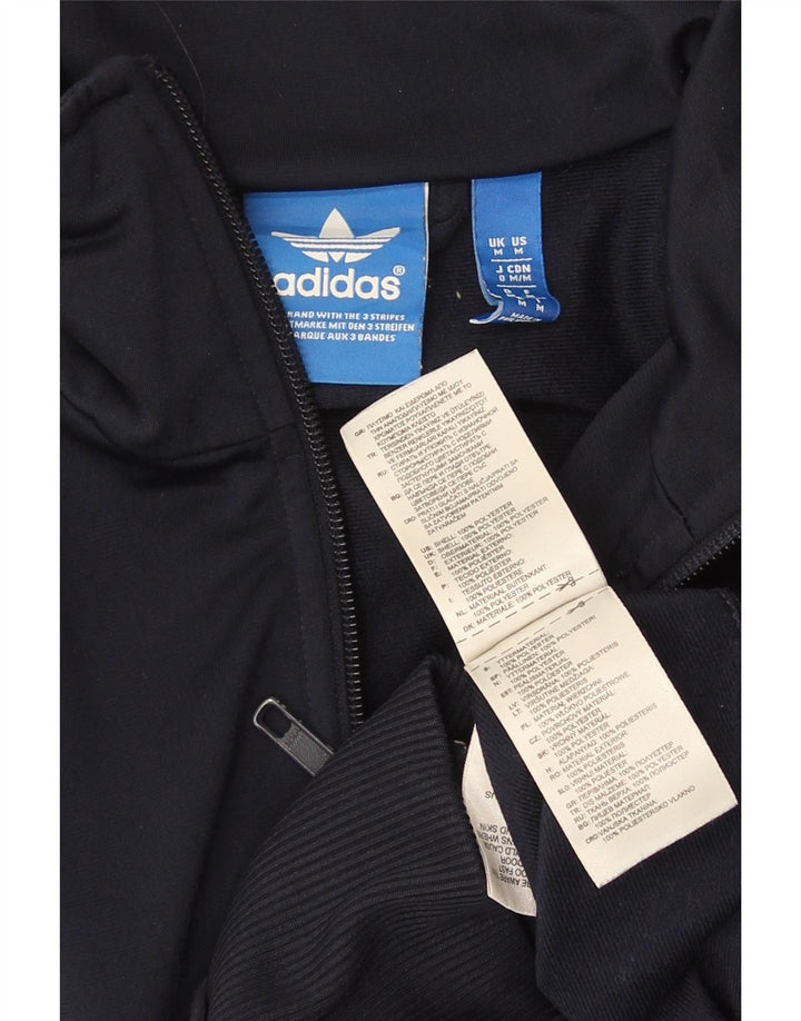 Męska kurtka dresowa ADIDAS, średni granatowy poliester