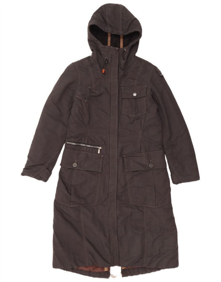 Damska kurtka parka oversize Murphy & Nye UK 10, mała, czarna, poliamidowa