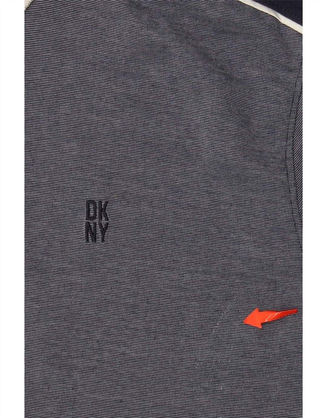 Męska koszulka polo DKNY, średnia, granatowa, bawełniana