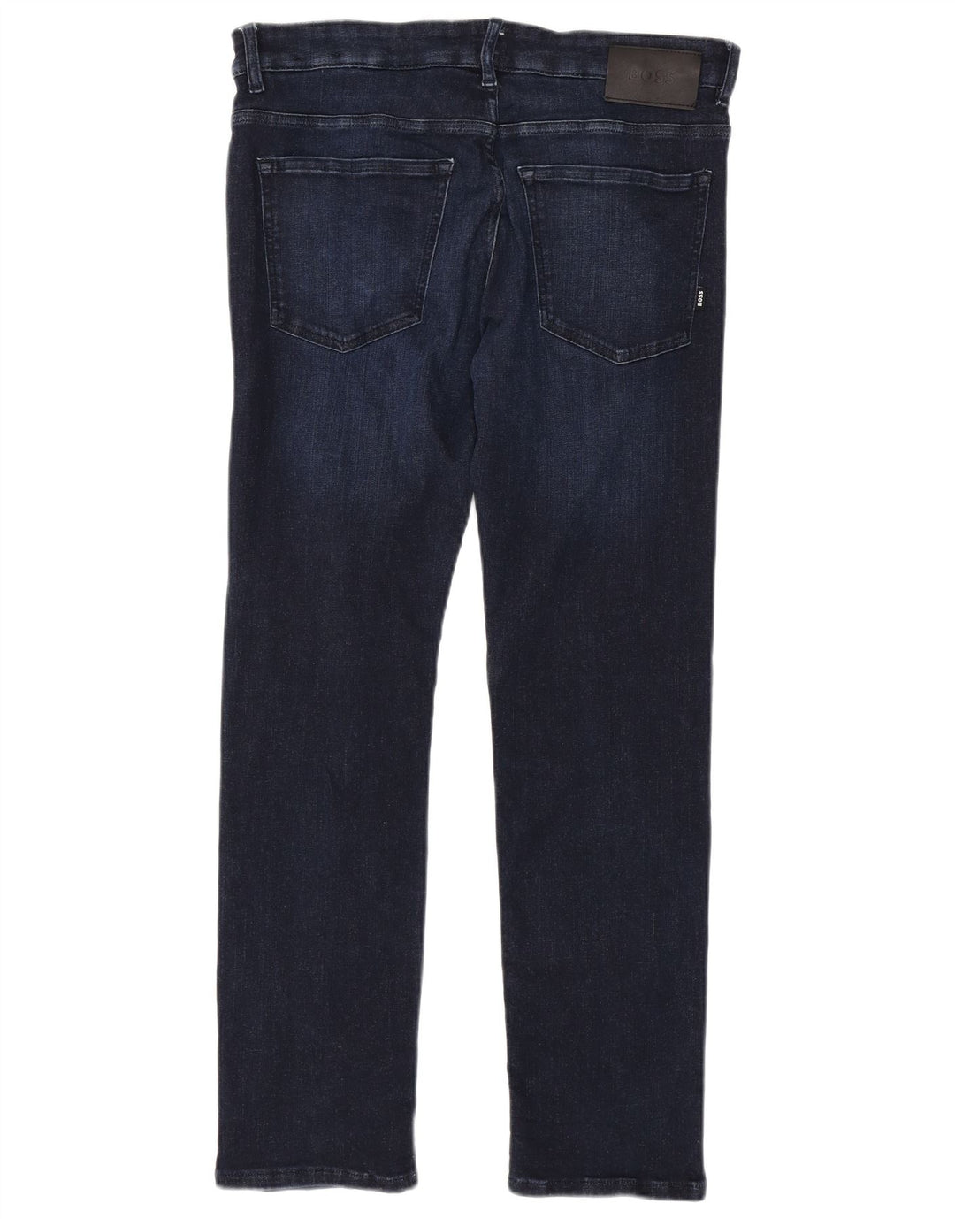 Męskie jeansy slim HUGO BOSS W32 L30 Granatowa bawełna