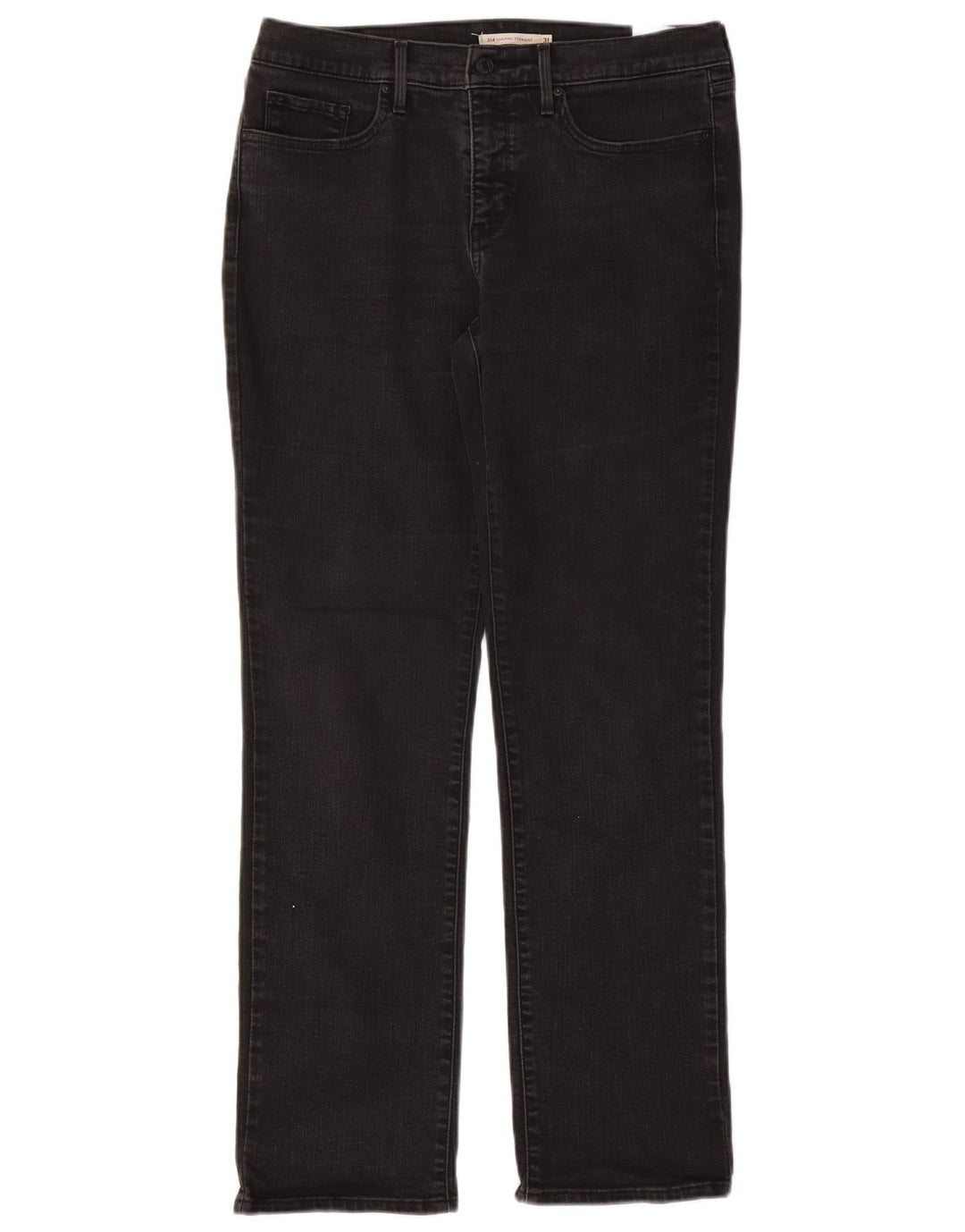 Damskie proste dżinsy Levi's W31 L32 Czarna bawełna