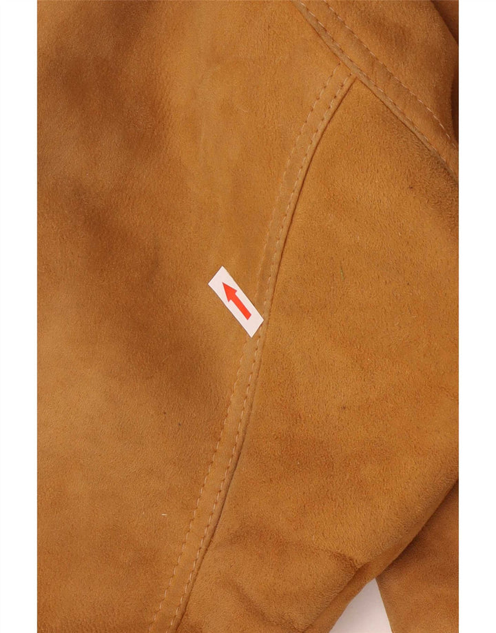 Damska kurtka oversize w stylu vintage IT 42 w kolorze średniego brązu