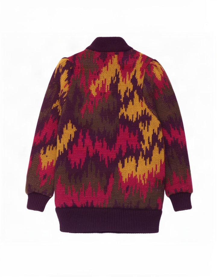 Sweter damski EXE z abstrakcyjnym wzorem UK 16, duży, wielokolorowy