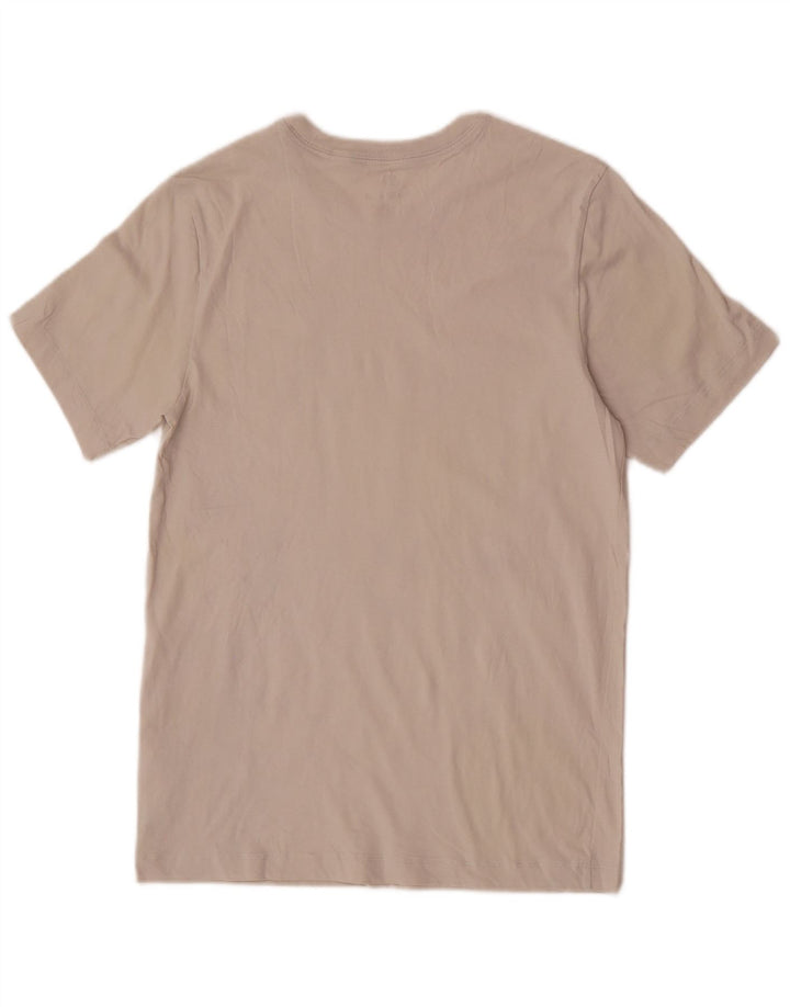 Męski T-shirt Nike, mały, złamanej bieli, bawełniany