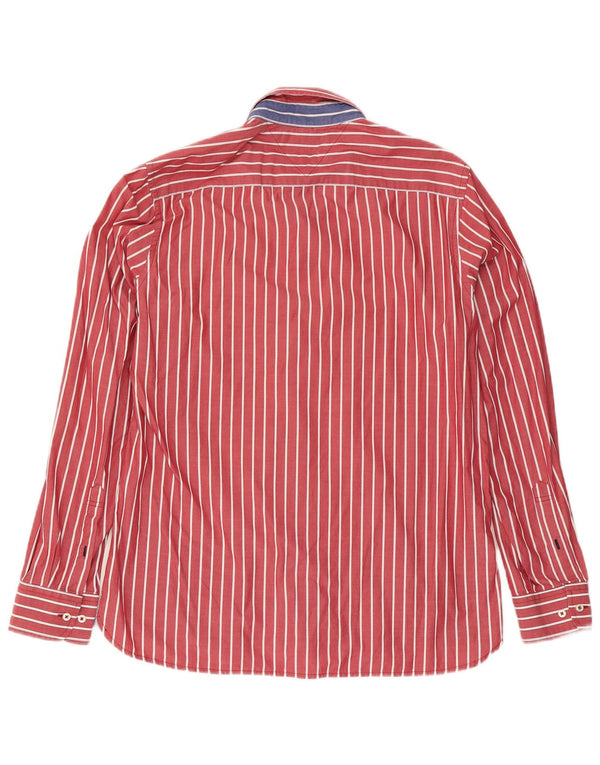 Koszula męska Tommy Hilfiger o dopasowanym kroju, bawełniana w średnie czerwone prążki