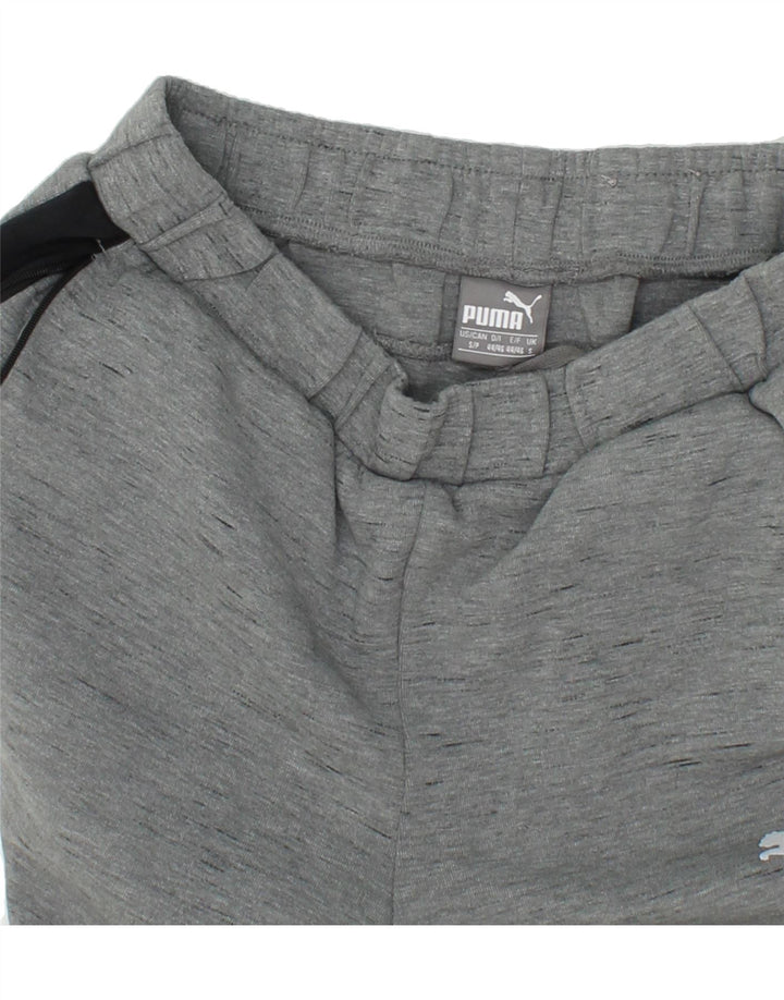PUMA Mens Graphic Tracksuit Trousers Joggers Small Grey Colourblock Vintage Puma and Second-Hand Puma from Messina Hembry 