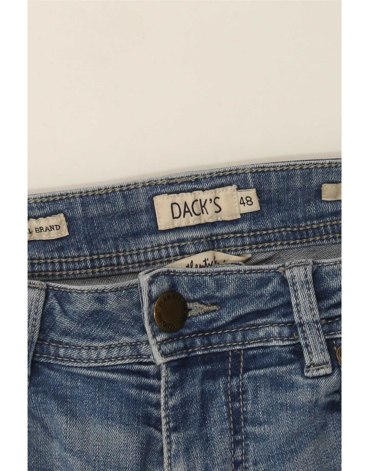 Dack's Męskie jeansy slim IT 48 Medium W30 L31 Niebieskie