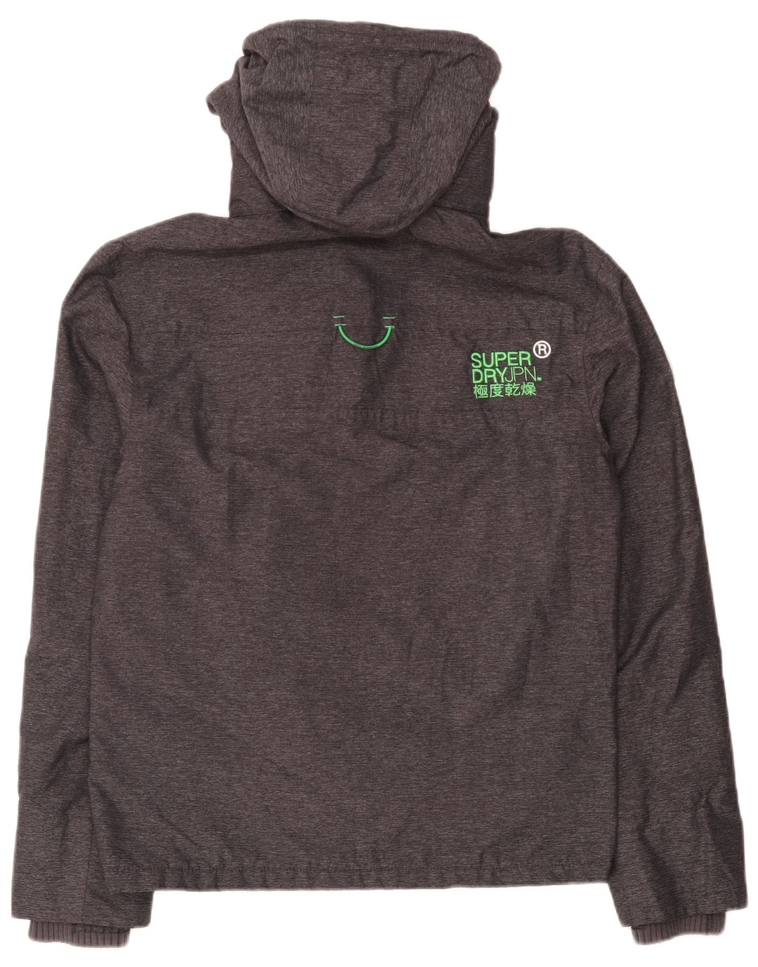 Męska wiatrówka Superdry Windcheater UK 38 Średnioszara nakrapiana
