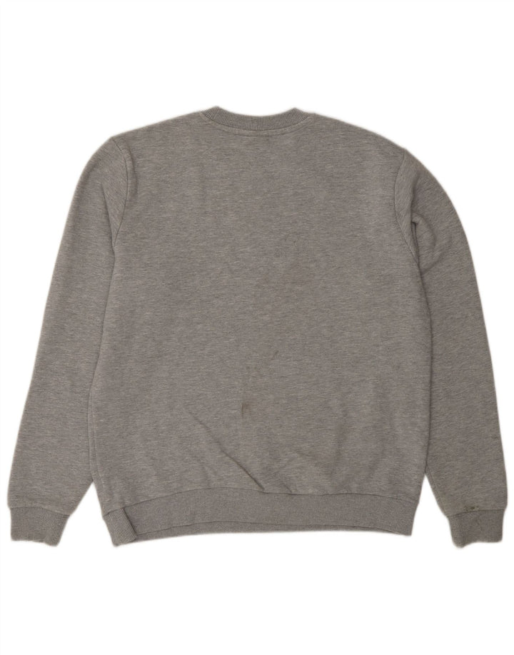 Męska bluza z grafiką New Balance, mała, szara, bawełniana
