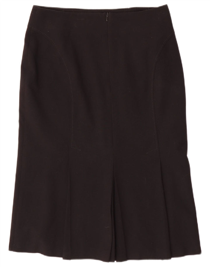 Marks & Spencer Damska prosta spódnica UK 12 Medium W30 Czarny poliester