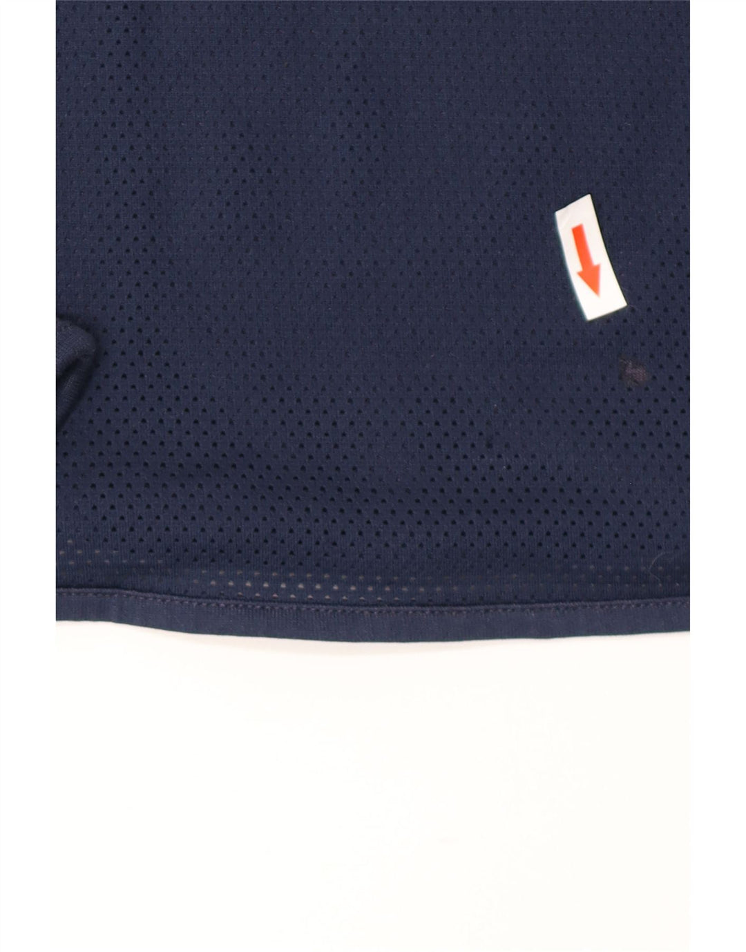 Męska koszulka z grafiką Nike Cor72z z długim rękawem i małym granatowym poliestrem