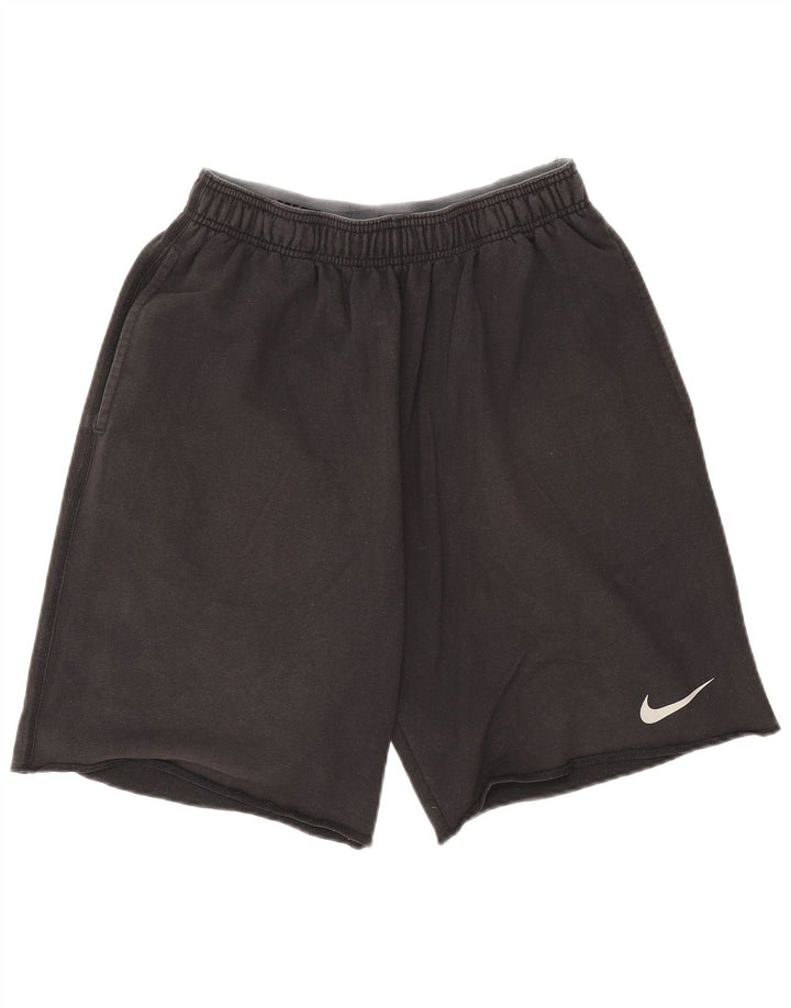 Męskie spodenki sportowe Nike Dri Fit, średniej wielkości, czarne, bawełniane