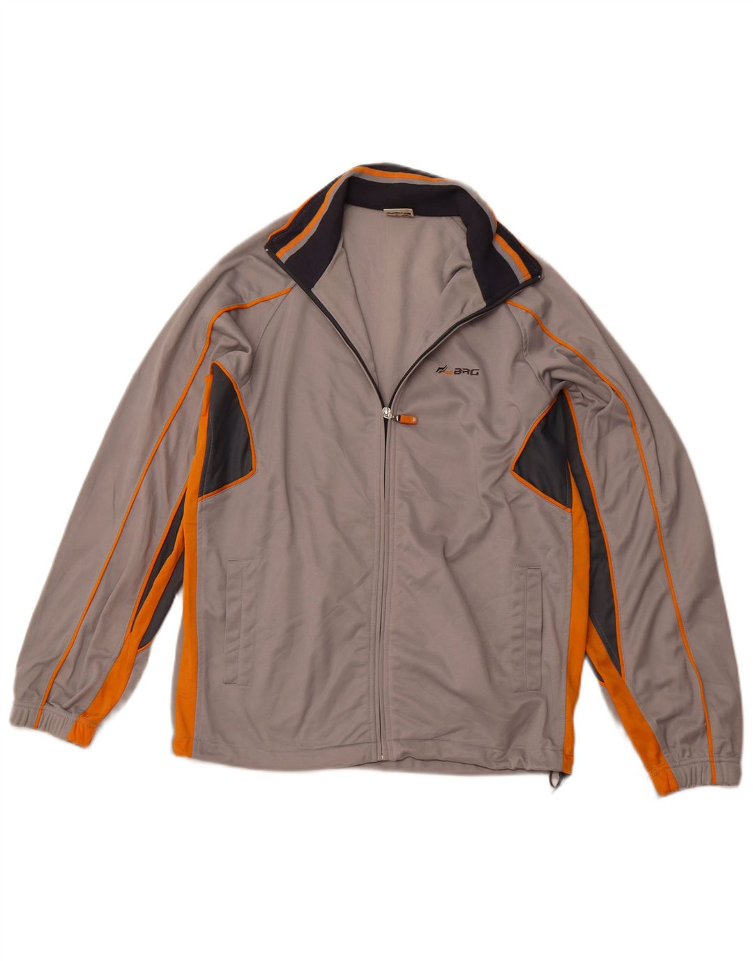 BRUGI Męska bluza dresowa Top z poliestru w kolorze średnioszarym